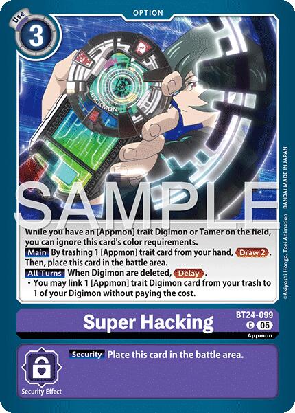 Super Hacking BT24-099 [ Inglese / Giapponese ]