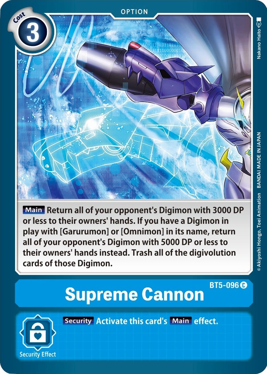 Supreme Cannon BT5-096 [ Inglese / Giapponese ]