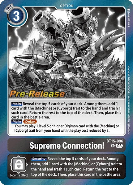 Supreme Connection! BT14-096 [ Inglese / Giapponese ]