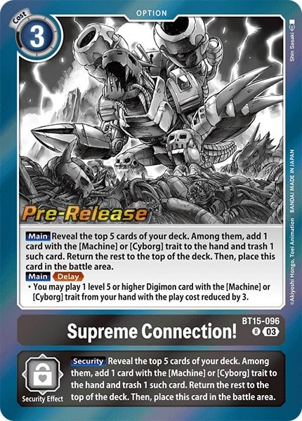 Supreme Connection! BT14-096 [ Inglese / Giapponese ]