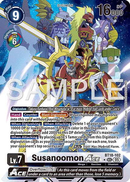 Susanoomon ACE BT18-102 [ Inglese / Giapponese ]