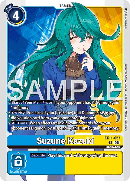 Suzune Kazuki EX11-057 [ Inglese / Giapponese ]