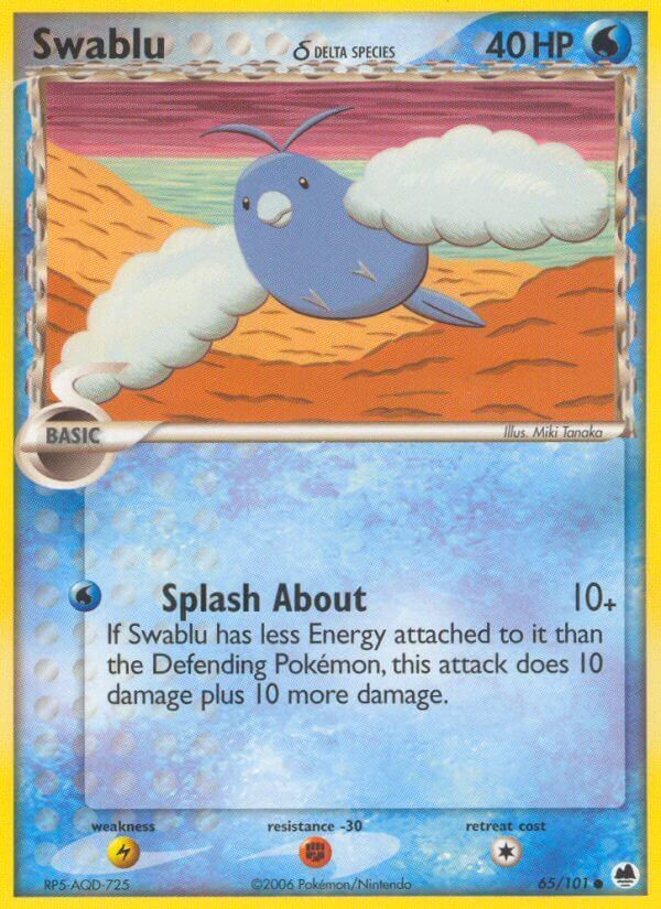 Swablu δ Delta Species - EX L'Isola dei Draghi 65/101 [ Italiano / Inglese ]