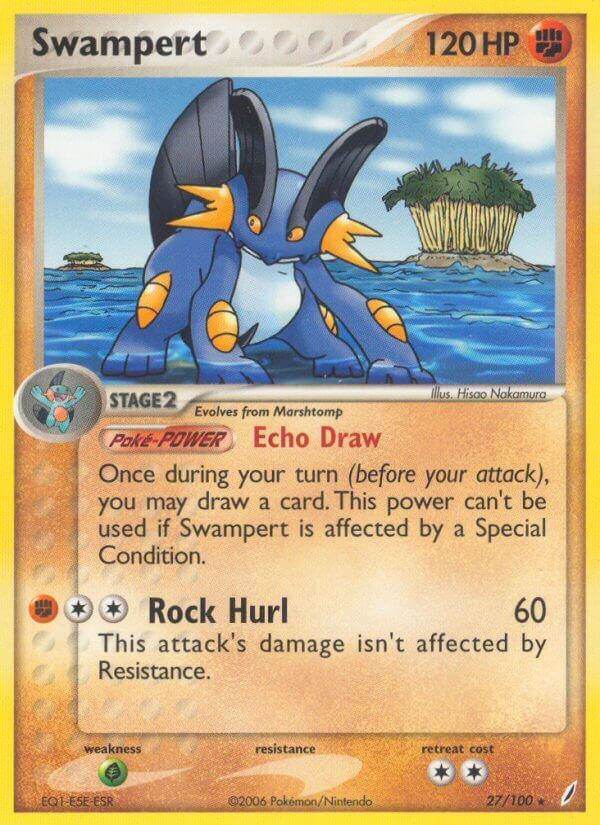 Swampert - EX Guardiani dei Cristalli 27/100 [ Italiano / Inglese ]