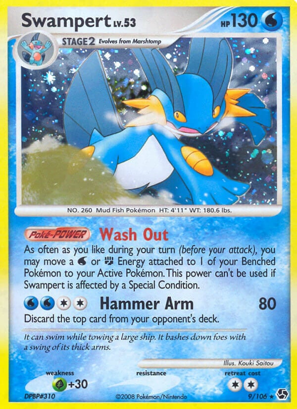 Swampert Lv.53 - Incontri Leggendari 009/106 [ Italiano / Inglese ]