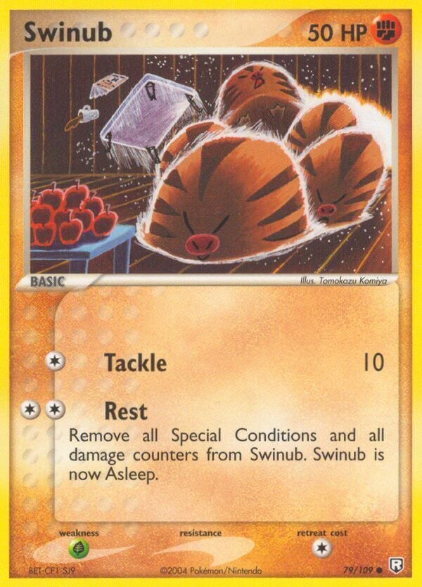 Swinub - EX Team Rocket Returns 79/109 [ Inglese ]
