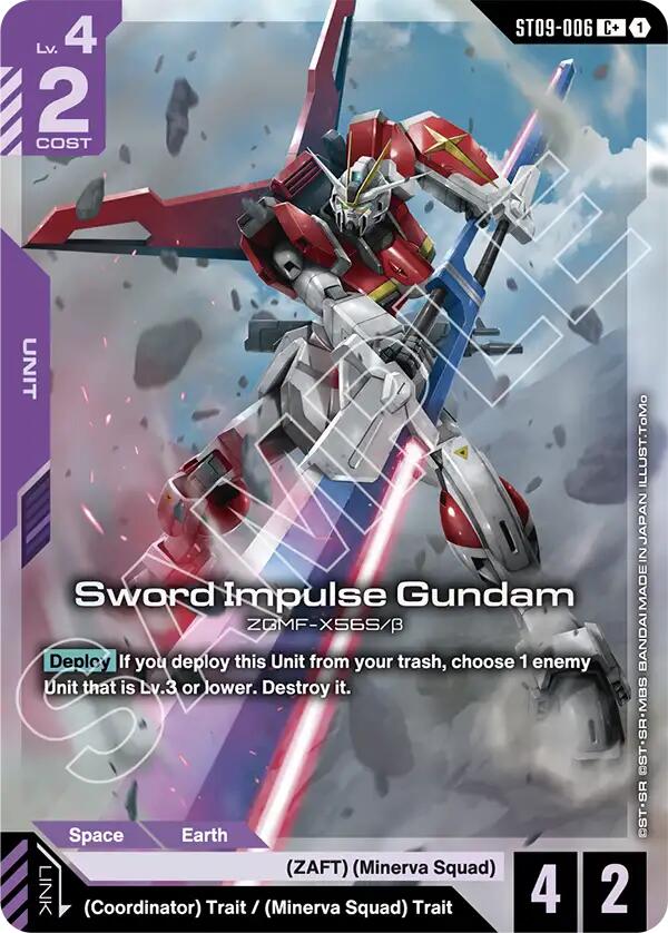 Sword Impulse Gundam ST09-006 [ Inglese / Giapponese ]