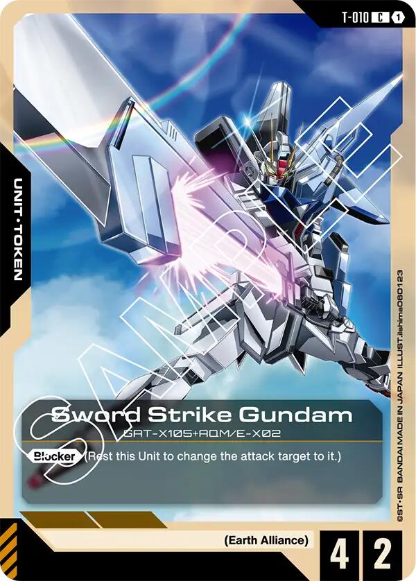 Sword Strike Gundam T-010 [ Inglese / Giapponese ]