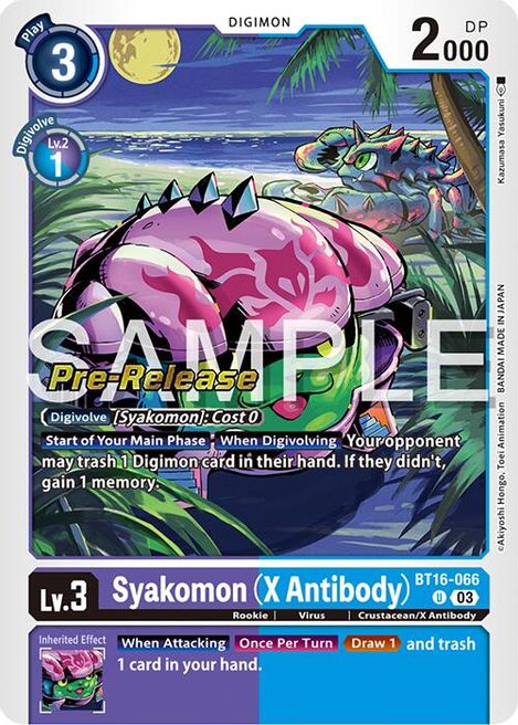 Syakomon (X Antibody) BT16-066 [ Inglese / Giapponese ]