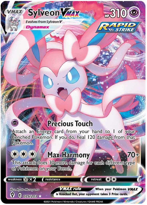 Sylveon VMAX - Evoluzioni Eteree 075/203 [ Italiano / Inglese ]
