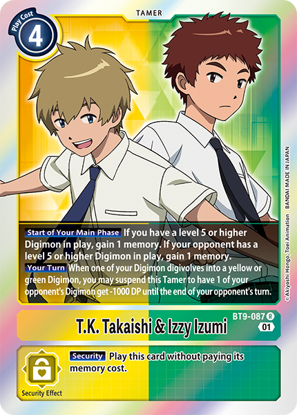 T K Takaishi & Izzy Izumi BT9-087 [ Inglese / Giapponese ]