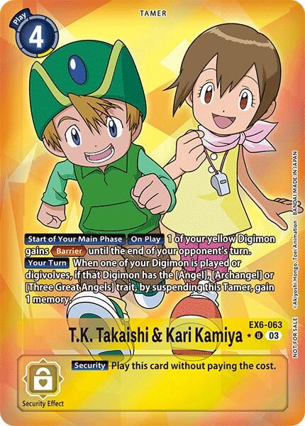 T K Takaishi & Kari Kamiya EX6-063 [ Inglese / Giapponese ]