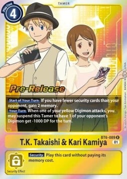 T K Takaishi & Kari Kamiya BT6-089 [ Inglese / Giapponese ]