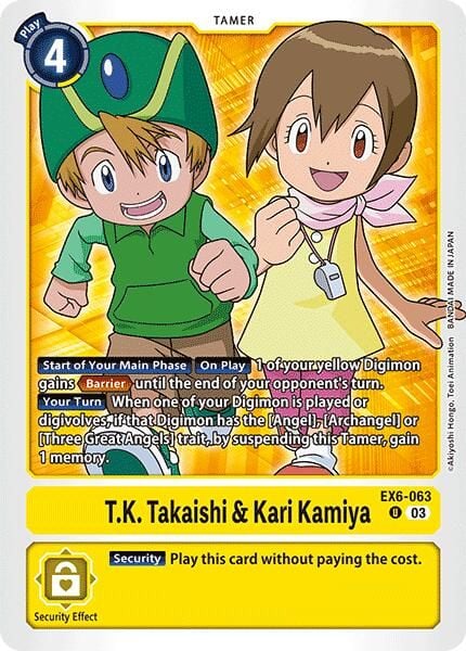 T K Takaishi & Kari Kamiya EX6-063 [ Inglese / Giapponese ]