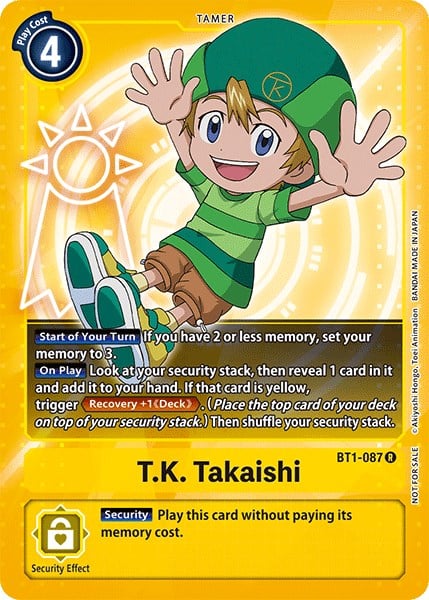 T K Takaishi BT1-087 [ Inglese / Giapponese ]