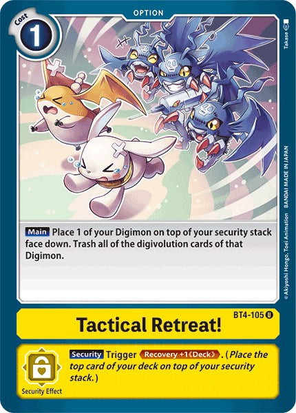 Tactical Retreat! BT4-105 [ Inglese / Giapponese ]