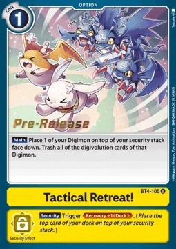 Tactical Retreat! BT4-105 [ Inglese / Giapponese ]