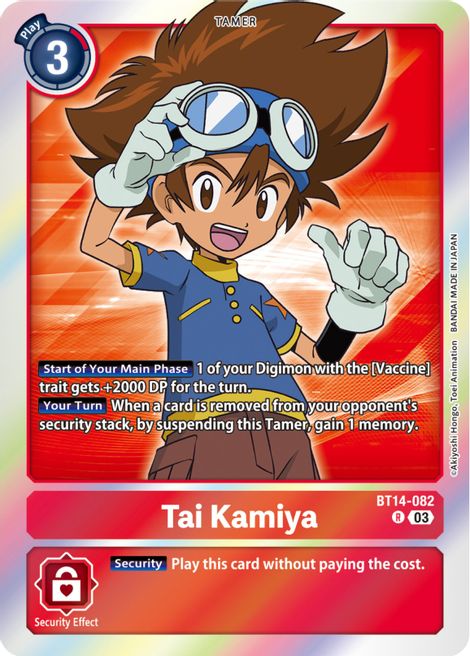 Tai Kamiya BT14-082 [ Inglese / Giapponese ]