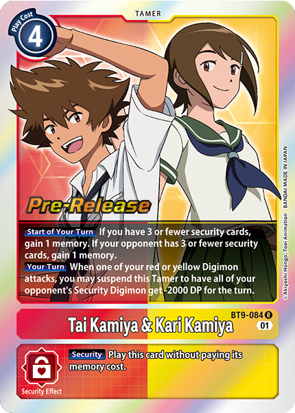 Tai Kamiya & Kari Kamiya BT9-084 [ Inglese / Giapponese ]