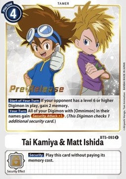 Tai Kamiya & Matt Ishida BT5-093 [ Inglese / Giapponese ]