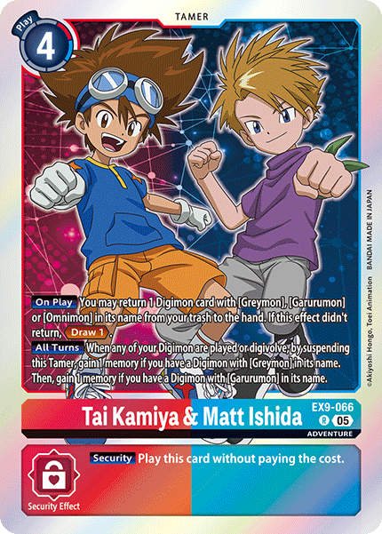 Tai Kamiya & Matt Ishida EX9-066 [ Inglese / Giapponese ]