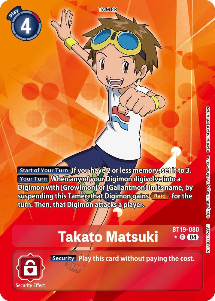 Takato Matsuki BT19-080 [ Inglese / Giapponese ]