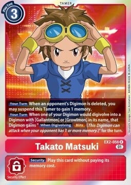Takato Matsuki EX2-056 [ Inglese / Giapponese ]