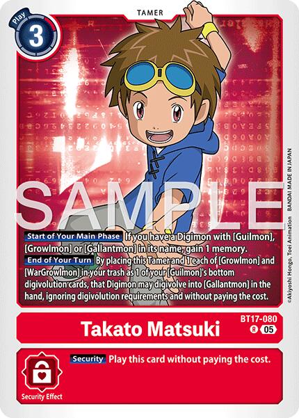 Takato Matsuki BT17-080 [ Inglese / Giapponese ]