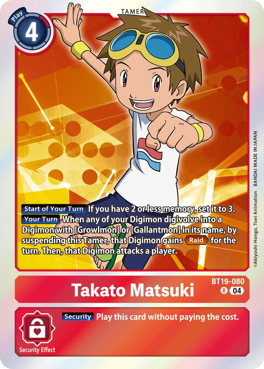 Takato Matsuki BT19-080 [ Inglese / Giapponese ]