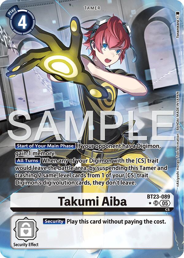 Takumi Aiba BT23-089 [ Inglese / Giapponese ]