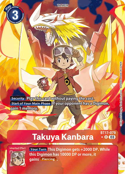Takuya Kanbara BT17-079 [ Inglese / Giapponese ]
