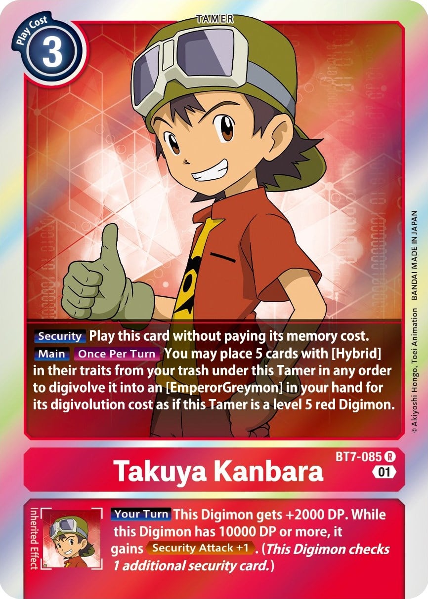 Takuya Kanbara BT7-085 [ Inglese / Giapponese ]
