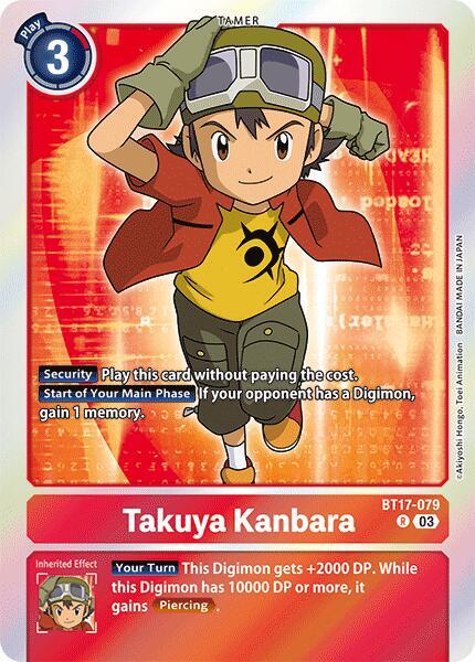 Takuya Kanbara BT17-079 [ Inglese / Giapponese ]