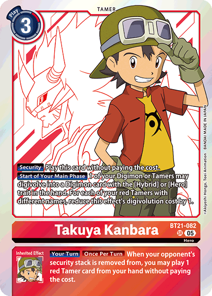 Takuya Kanbara BT21-082 [ Inglese / Giapponese ]