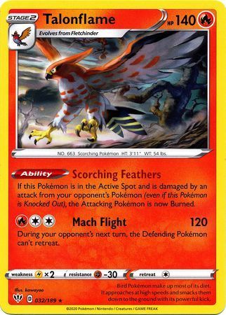 Talonflame - Fiamme Oscure 032/189 [ Italiano / Inglese ]