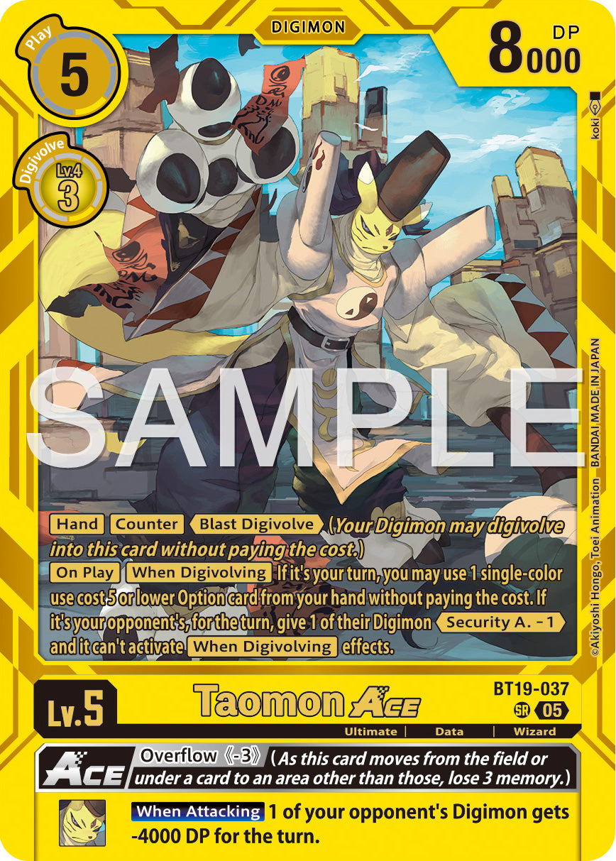 Taomon ACE BT19-037 [ Inglese / Giapponese ]