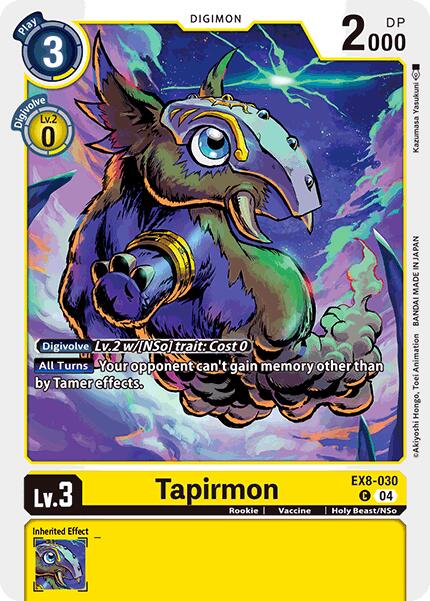 Tapirmon EX8-030 [ Inglese / Giapponese ]