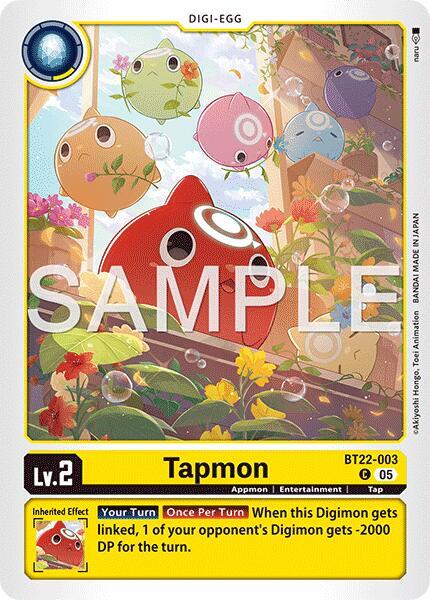 Tapmon BT22-003 [ Inglese / Giapponese ]