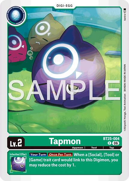 Tapmon BT25-004 [ Inglese / Giapponese ]