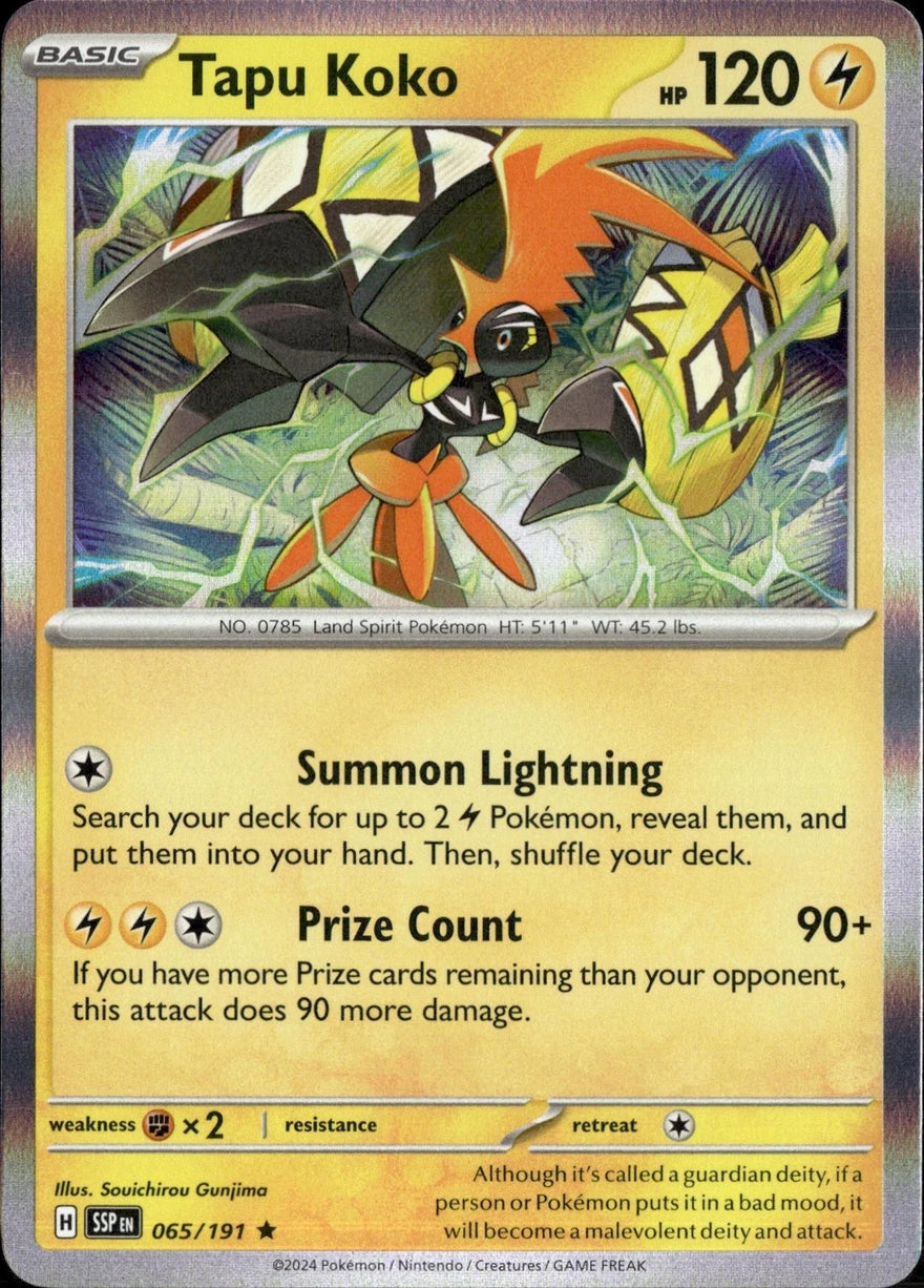 Tapu Koko - Scintille Folgoranti 065/191 [ Italiano / Inglese ]