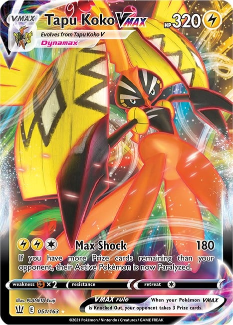 Tapu Koko VMAX - Stili di Lotta 051/163 [ Italiano / Inglese ]