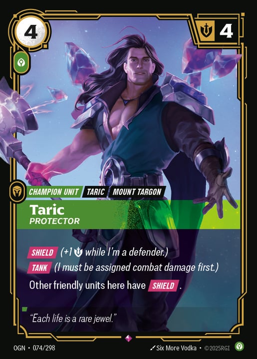 Taric - Protector [ Inglese / Cinese Semplificato ]