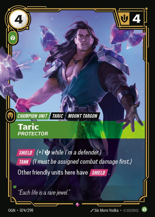Taric - Protector [ Inglese / Cinese Semplificato ]