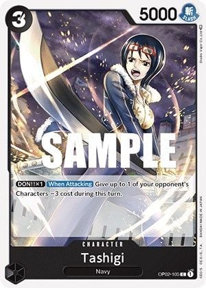 Tashigi OP02-105 [ Inglese / Giapponese / Francese / Cinese Semplificato ]