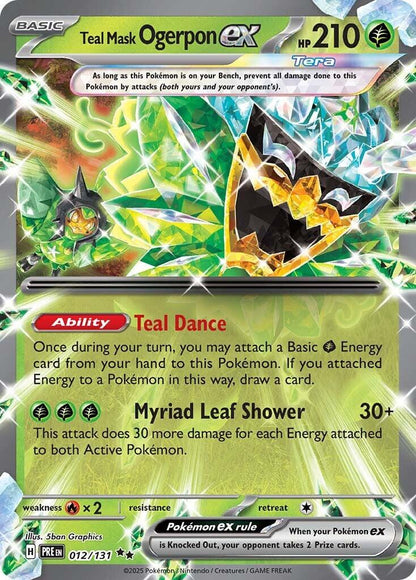 Ogerpon Maschera Turchese-ex - Evoluzioni Prismatiche 012/131 [ Italiano ]