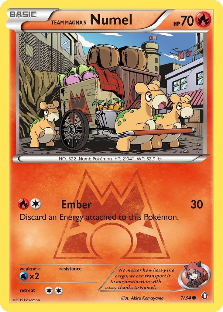 Team Magma's Numel - Double Crisis 01/34 [ Inglese ]