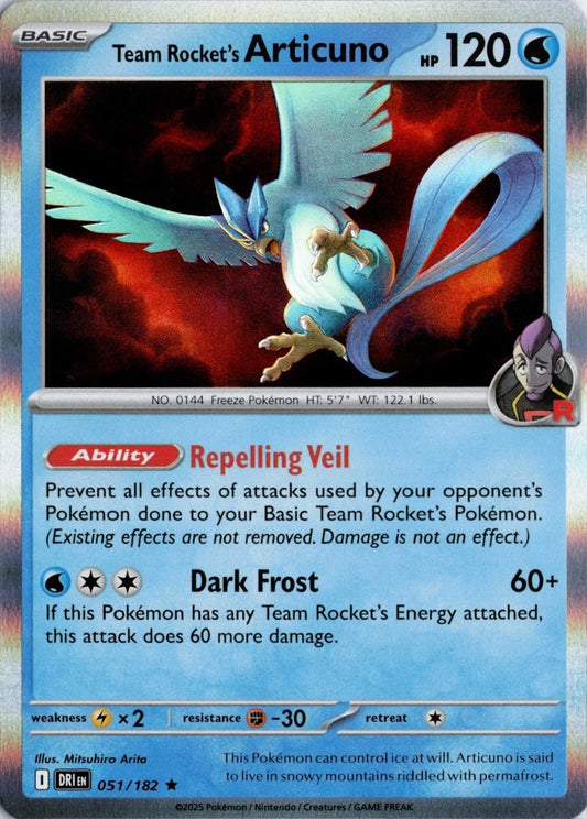Articuno del Team Rocket - Rivali Predestinati 051/182 [ Italiano / Inglese ]