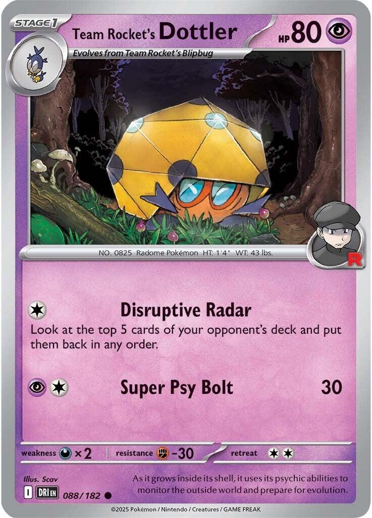 Dottler del Team Rocket - Rivali Predestinati 088/182 [ Italiano / Inglese ]