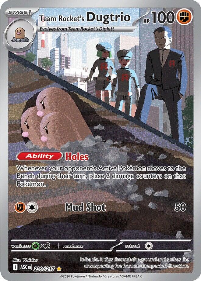 Dugtrio del Team Rocket - Ascesa Eroica 239/217 [ Italiano / Inglese ]