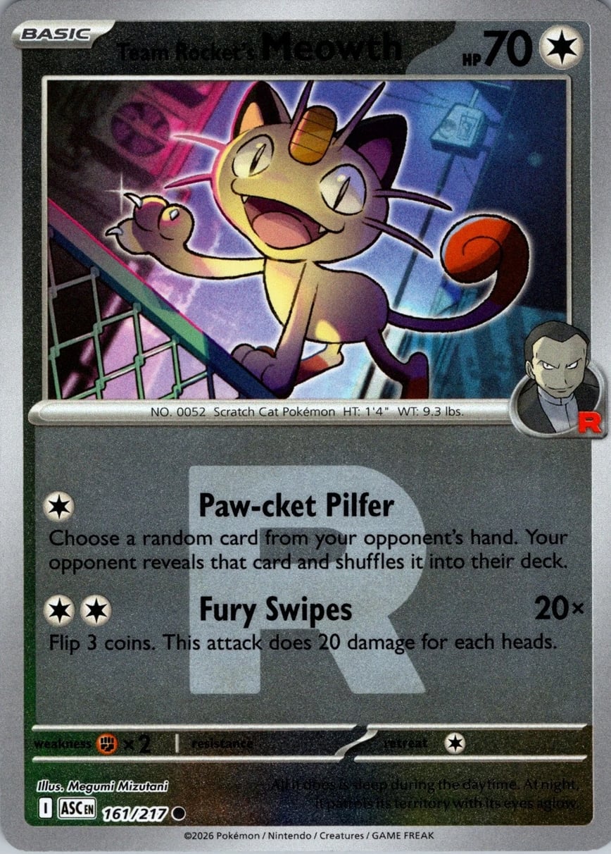 Meowth del Team Rocket - Rivali Predestinati 149/182 [ Italiano ]